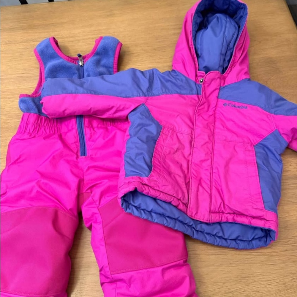 Columbia Children's Pink and Blue Winter Set
